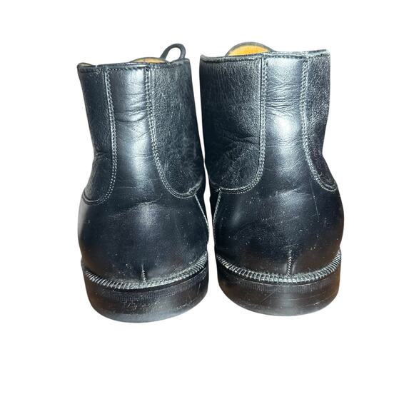 Mezlan Berlin Black Leather Lace Up Boots - Size 9 W - Picture 6 of 14